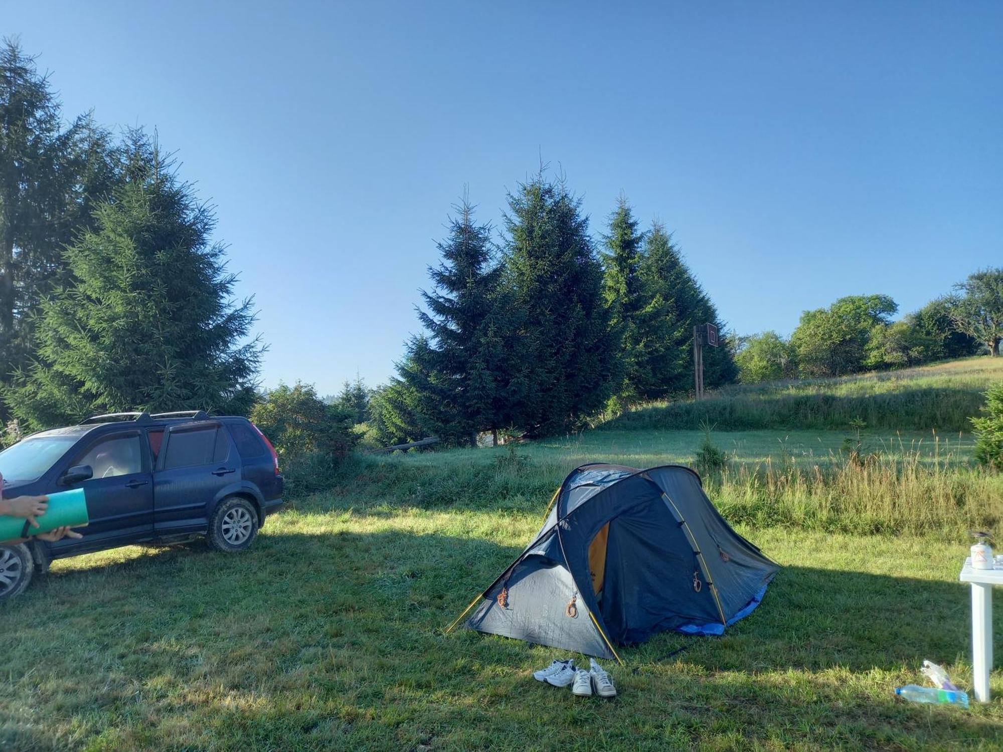 Camping Nad Karpatamy Spa Hotell Hrobyshche Rum bild